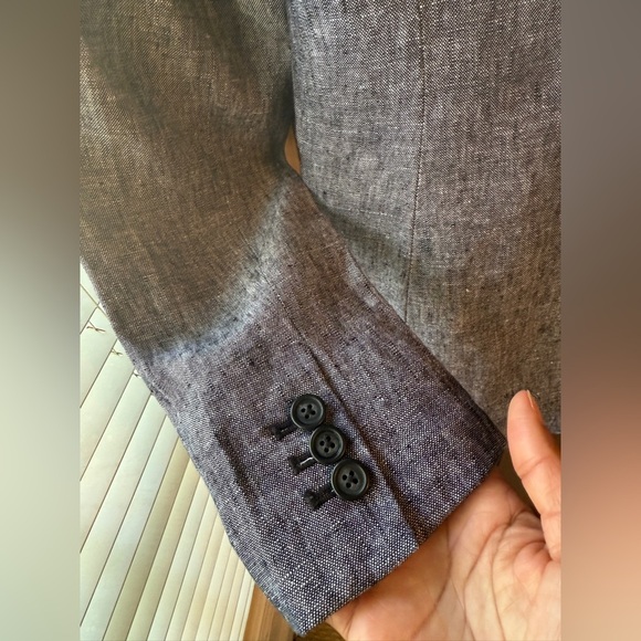 J CREW One-button linen blazer SIZE: 2 - Picture 7 of 11